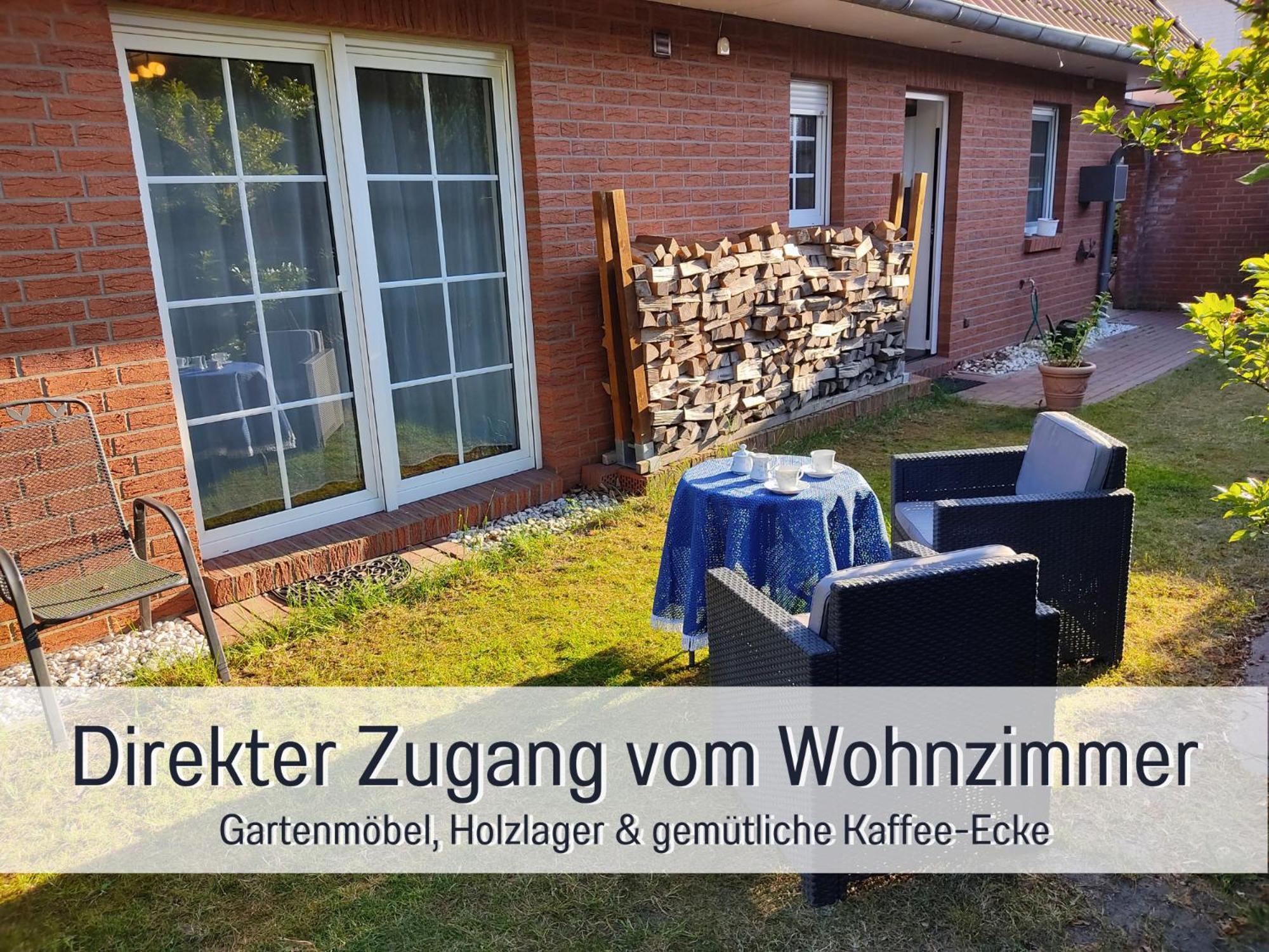 "Bremerhaven-Langen" In Geestland-Langen - Modern Eingerichtete Fewo Mit Garten, Wlan & Parkplatz - Ruhig & Stadtnah Luaran gambar